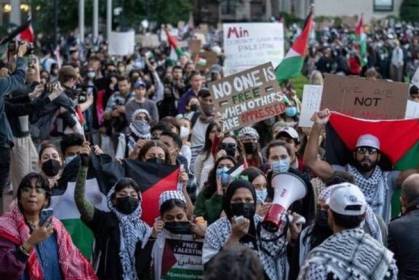 مشروع قانون أمريكي لمعاقبة طلاب الجامعات المحتجين بإرسالهم إلى غزة لمدة 6 أشهر!