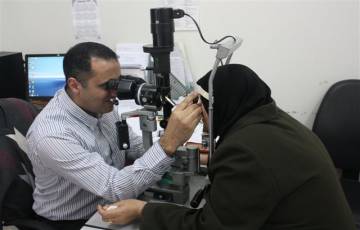 "سانت جون" للعيون بغزة يبدأ العمل بمنحة "قطر للتنمية"