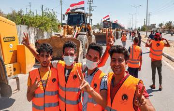 مصر تعود إلى قطاع غزة عبر بوابة إعادة الإعمار