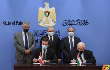 اتفاقية شراكة بين فلسطين والدنمارك بـ 72 مليون دولار