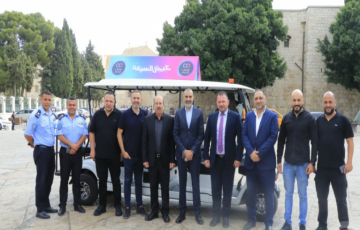 دعماً وتطويراً للسياحة- شركة مدى العرب تقدم مركبة كهربائية لبلدية بيت لحم