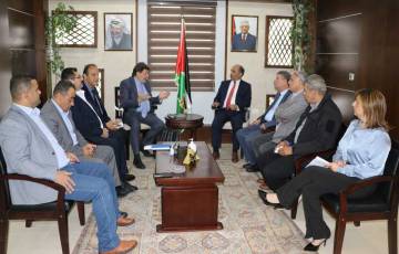 وزير الزراعة ومدير مكتب "فاو" في فلسطين يبحثان مقترح مشروع مشترك لمرج صانور