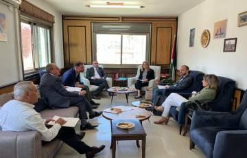 اتحاد الغرف التجارية الصناعية الزراعية الفلسطينية يستقبل وفد من الوكالة الألمانية للتعاون الدولي