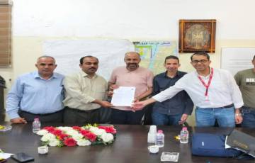 توقيع اتفاقية تعاون مشترك لضخ ونقل المياه من بئر العين في كفر جمال الى كفر عبوش في محافظة طولكرم.