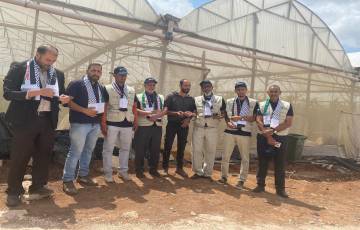استمرار زيارة وفد وزارة الزراعة الموريتانية الى فلسطين 