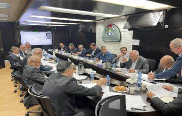 مجلس إدارة اتحاد الغرف التجارية الصناعية الزراعية الفلسطينية يعقد جلسته الاعتيادية رقم (120).