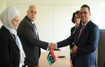 وزيرا العمل الفلسطيني والليبي يبحثان التعاون