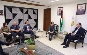 غرفة تجارة رام الله تستقبل سعادة سفير اليابان الجديد لدي دولة فلسطين
