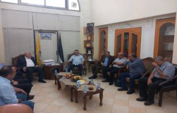 تفاصيل لقاء حلس ووزير العمل خلال جولته في غزة   