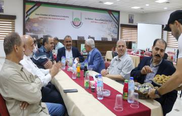صور  - لقاء المعايدة الذي نظمه مجلس إدارة غرفة تجارة محافظة غزة 