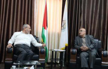 غزة: رئيس سلطة الأراضي يبحث تخصيص أراضي لصالح سلطة الطاقة 