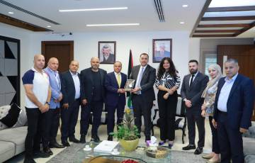 غرفة تجارة رام الله تبحث التعاون المشترك مع   السفير المصري في فلسطين 
