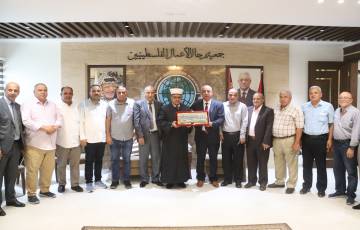 جمعية رجال الأعمال بغزة تستقبل وزير الأوقاف الشيخ حاتم البكري