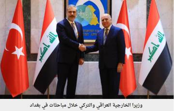 العراق يؤكد على تعزيز العلاقات التجارية مع تركيا   